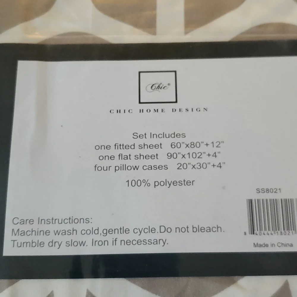 Brand new 6 piece sheet set super soft micro fiber queen